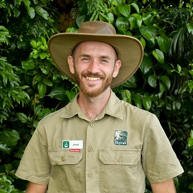 Female Skyrail ranger in full uniform