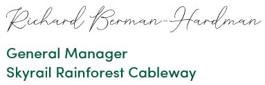 Signed by Richard Berman Hardman: General Manager